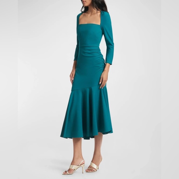 Sachin + Babi Dresses & Skirts - Sachin + Babi Teal Midi Asymmetric Dress, Small